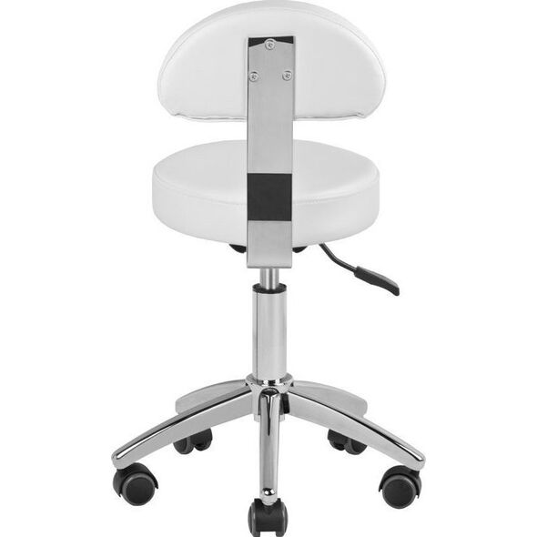 Activeshop Taboret kosmetyczny do pedicure 304-P biały