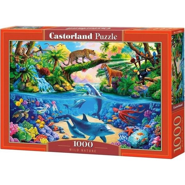 Castorland Puzzle 1000 element?w Dzika natura, delfiny