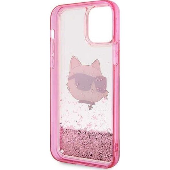 Karl Lagerfeld Etui Karl Lagerfeld KLHCP12MLNCHCP Apple iPhone 12/12 Pro różowy/pink hardcase Glitter Choupette Head