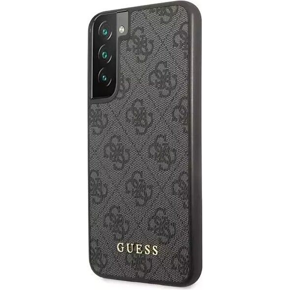 Guess Etui Guess GUHCS23SG4GFGR do Samsung Galaxy S23 S911 szary/grey hardcase 4G Metal Gold Logo