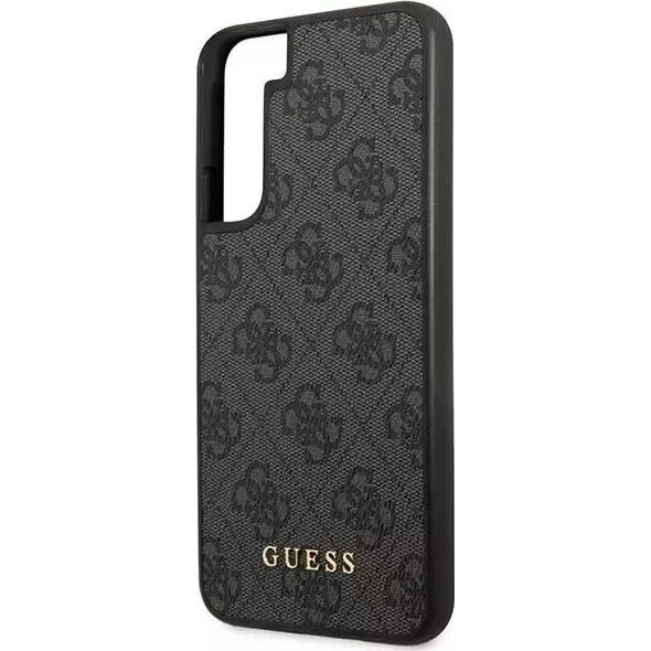 Guess Etui Guess GUHCS23SG4GFGR do Samsung Galaxy S23 S911 szary/grey hardcase 4G Metal Gold Logo