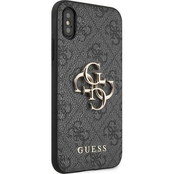Guess Etui Guess GUHCPX4GMGGR Apple iPhone XS/X szary/grey hardcase 4G Big Metal Logo