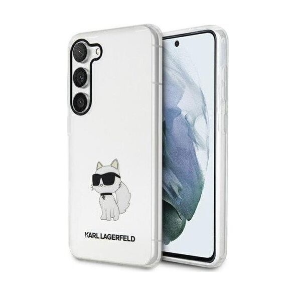 Karl Lagerfeld Etui Karl Lagerfeld KLHCS23MHNCHTCT Samsung Galaxy S23+ Plus transparent hardcase Ikonik Choupette