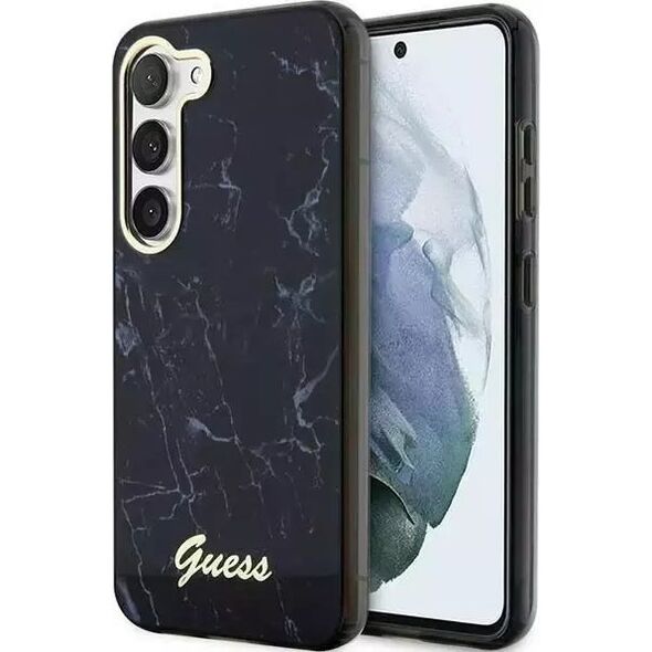 Guess Etui Guess GUHCS23MPCUMAK do Samsung Galaxy S23+ Plus S916 czarny/black hardcase Marble