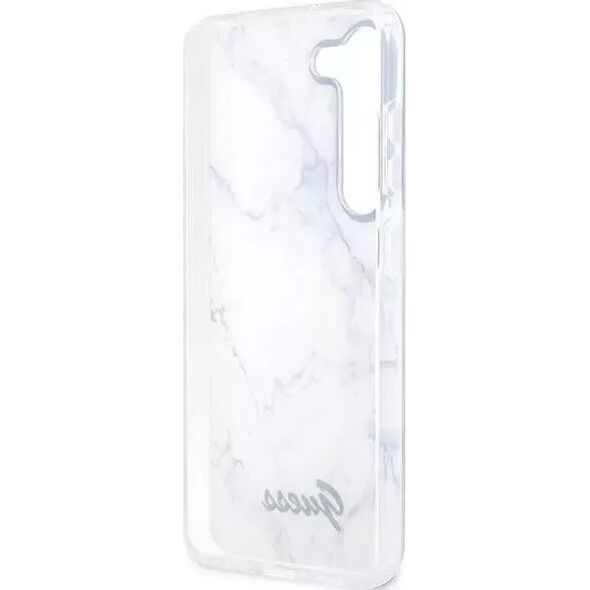 Guess Etui Guess GUHCS23MPCUMAH do Samsung Galaxy S23+ Plus S916 biały/white hardcase Marble