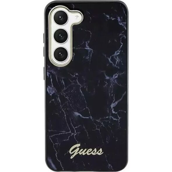 Guess Etui Guess GUHCS23SPCUMAK do Samsung Galaxy S23 S911 czarny/black hardcase Marble