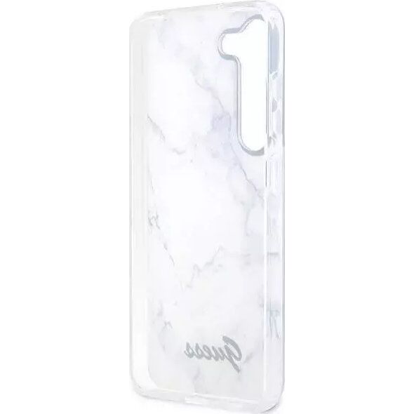 Guess Etui Guess GUHCS23SPCUMAH do Samsung Galaxy S23 S911 biały/white hardcase Marble