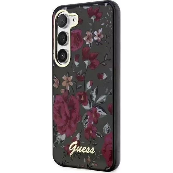 Guess Etui Guess GUHCS23MHCFWSA do Samsung Galaxy S23+ Plus S916 zielony/kaki hardcase Flower Collection