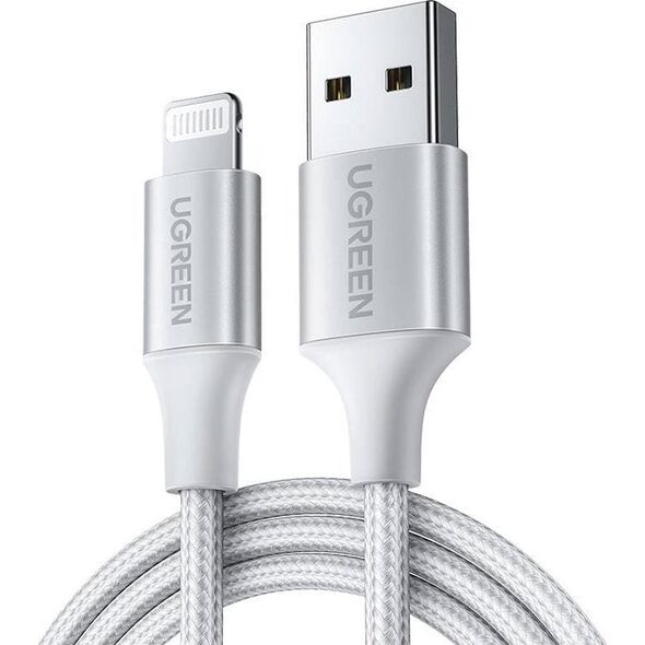 Kabel USB Ugreen USB-A - Lightning 2 m Srebrny (UGR1461)