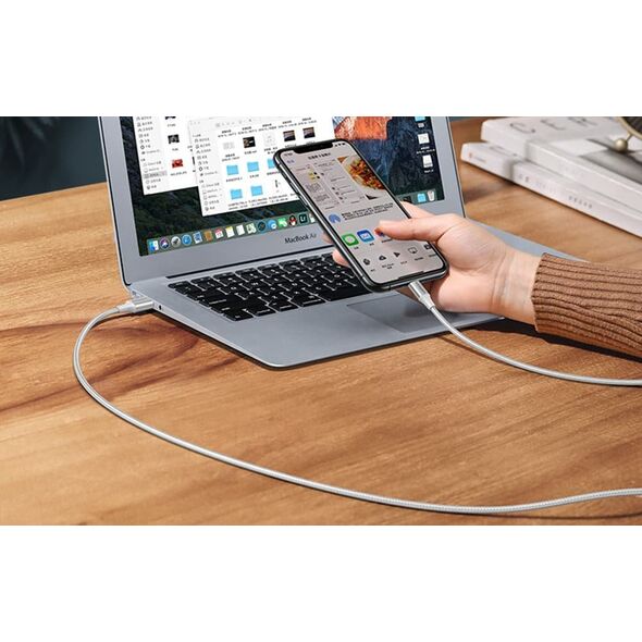 Kabel USB Ugreen USB-A - Lightning 2 m Srebrny (UGR1461)