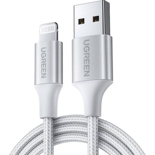 Kabel USB Ugreen USB-A - Lightning 2 m Srebrny (UGR1461)