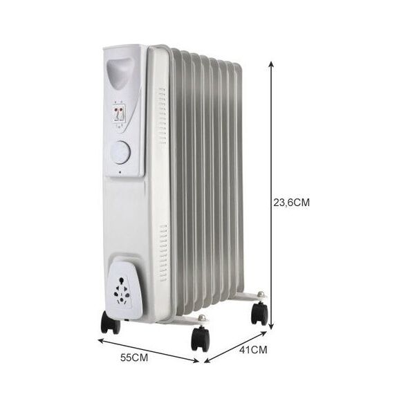 Grzejnik Iso Trade Grzejnik olejowy 2000W Comfort 9 żeberek
