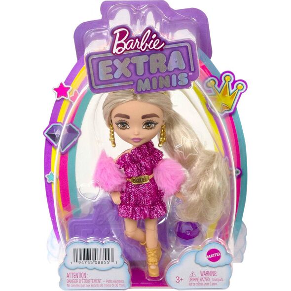 Lalka Barbie Mattel Lalka Barbie Extra Minis r?owy str?j