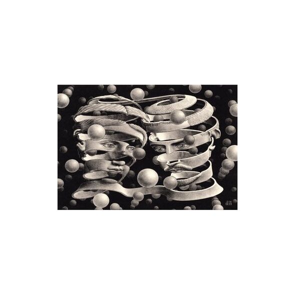 Clementoni CLE puzzle 1000 CompactArtColl MCEscher Bond.39752
