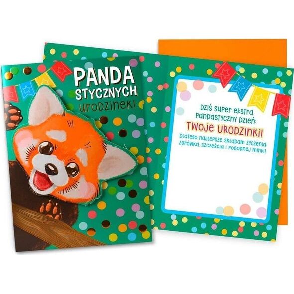 KUKARTKA KARNET DKP URODZINY PANDA DKP-055