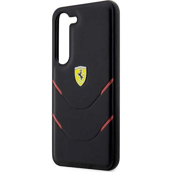 Ferrari Ferrari Hot Stamp Lines - Etui Samsung Galaxy S23 (czarny)