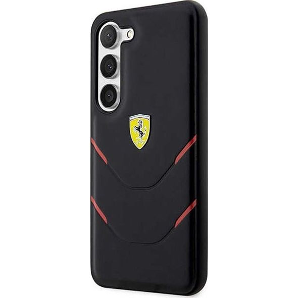 Ferrari Ferrari Hot Stamp Lines - Etui Samsung Galaxy S23+ (czarny)