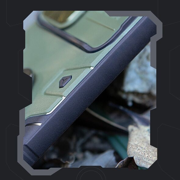 Nillkin Nillkin CamShield Armor Pro Case etui Samsung Galaxy S23 Ultra pancerny pokrowiec z osłoną na aparat ring podstawka czarne
