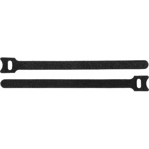 ProXtend ProXtend Hook and Loop 20cm x 12mm Black 10pcs