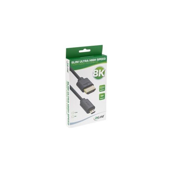Kabel InLine HDMI - HDMI 1.5m czarny (17911D)