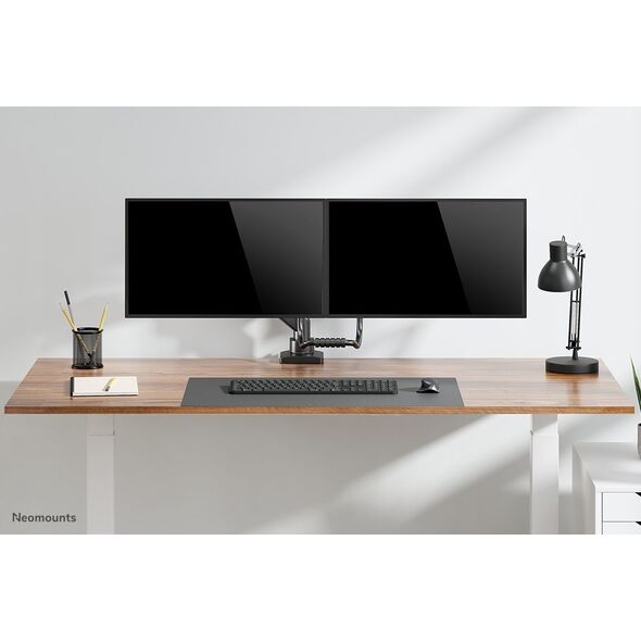 Neomounts Uchwyt biurkowy na 2 monitory 17" - 32" (DS75-450BL2)
