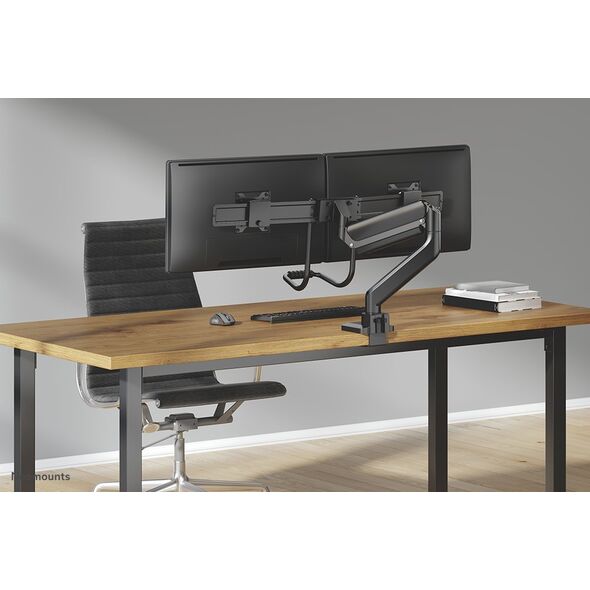 Neomounts Uchwyt biurkowy na 2 monitory 17" - 32" (DS75-450BL2)