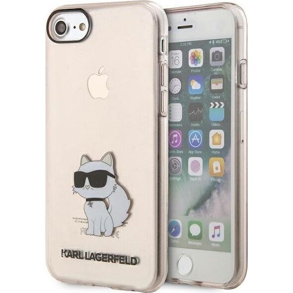 Karl Lagerfeld Etui Karl Lagerfeld KLHCI8HNCHTCP Apple iPhone SE 2022/SE 2020/8/7 różowy/pink hardcase Ikonik Choupette