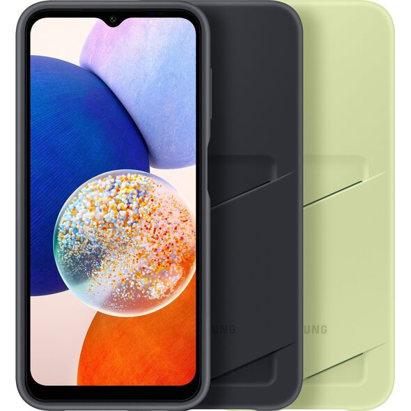 Samsung Samsung Card Slot Cover etui Samsung Galaxy A14 pokrowiec portfel na kartę limonkowe (EF-OA146TGEGWW)
