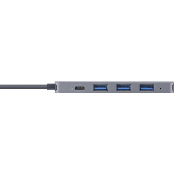 HUB USB InLine InLine® USB 3.2 Type-C Multi Hub (4x USB-A 5Gb/s + USB Type-C (Data/PD 87W), OTG, aluminum housing