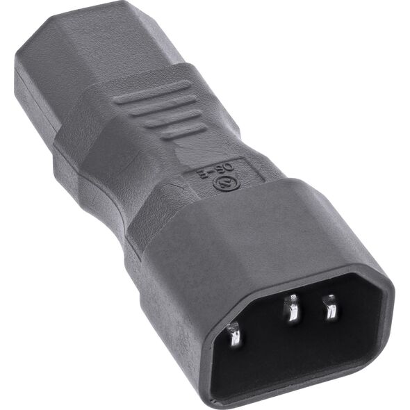 InLine InLine® Power supply adapter IEC 60320 C14 / C13, 3-pin, cold device units