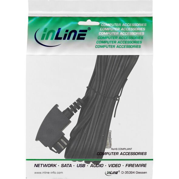 InLine InLine® TAE-N cable, TAE-N to RJ11 (6P4C), 10m