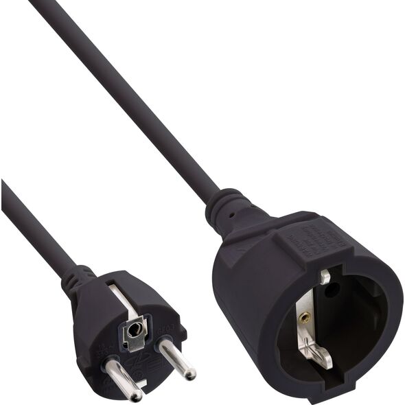 Kabel zasilający InLine InLine® Power Extension Cable Type F black 20m