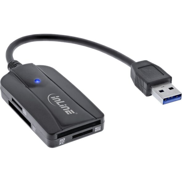 Czytnik InLine InLine® Card reader USB 3.1 USB-A, for SD/SDHC/SDXC, microSD, UHS-II compatible