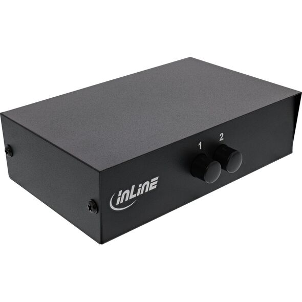 InLine InLine® AV Switch manual 2-port, 3x RCA IN/OUT