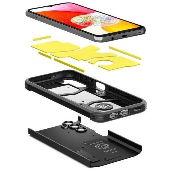 Spigen Etui Spigen Tough Armor Samsung Galaxy A14 LTE Black