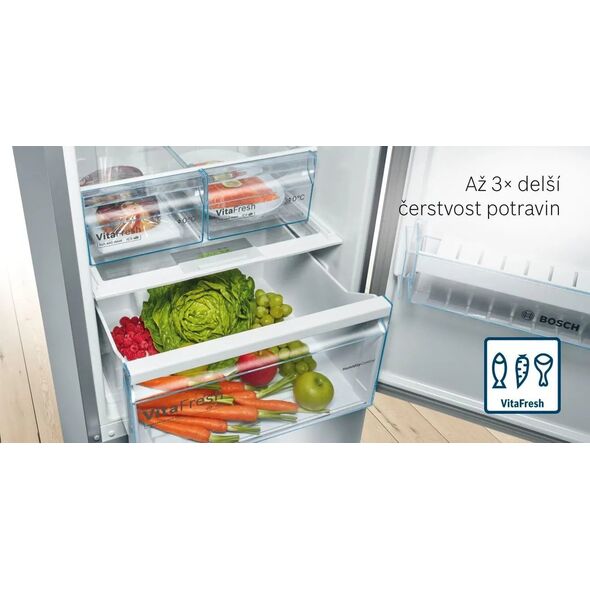 Lodówka Bosch Bosch fridge / freezer combination KGE49AICA series 6 C inox - series 6