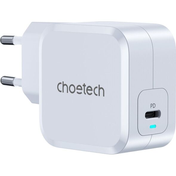 Ładowarka Choetech Choetech szybka ładowarka sieciowa USB C 45W PPS / PD biała (PD8007)