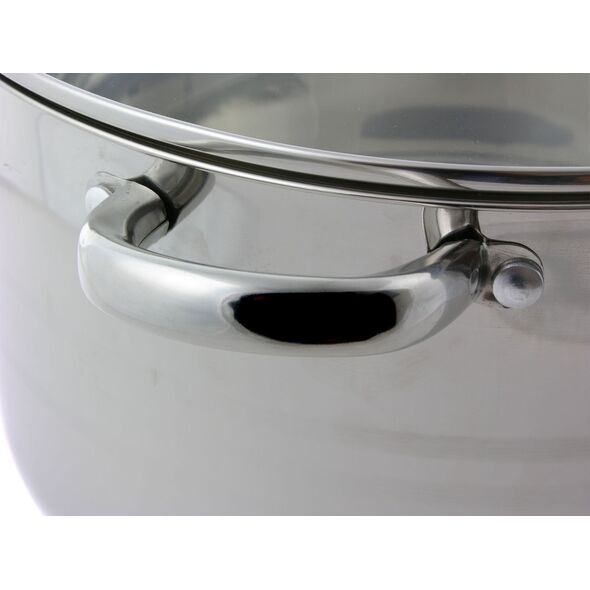 EDELHOFF INDUKCJA GARNEK stal z POKRYWKĄ 14,5L 32cm 7311