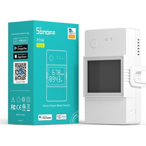 Sonoff Przekaźnik Wi-Fi z funkcją pomiaru prądu Sonoff POWR316D POW Elite