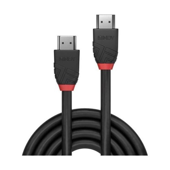 Kabel Lindy HDMI - HDMI 1 m czarny (36771)