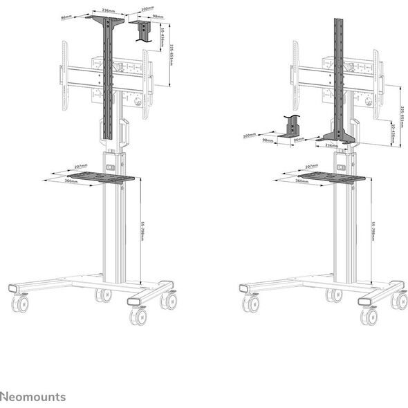 Neomounts Zestaw multimedialny (AFLS-825WH1)