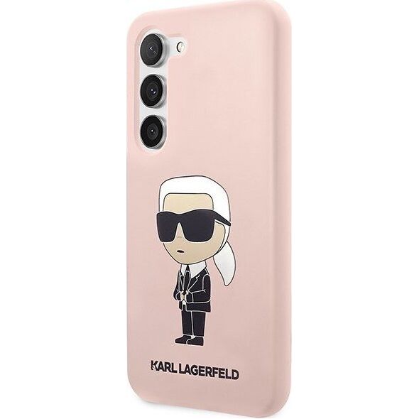 Karl Lagerfeld Karl Lagerfeld Silicone NFT Ikonik - Etui Samsung Galaxy S23 (różowy)