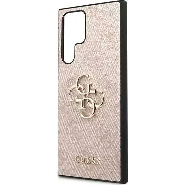 Guess Etui Guess GUHCS23L4GMGPI do Samsung Galaxy S23 Ultra S918 różowy/pink hardcase 4G Big Metal Logo