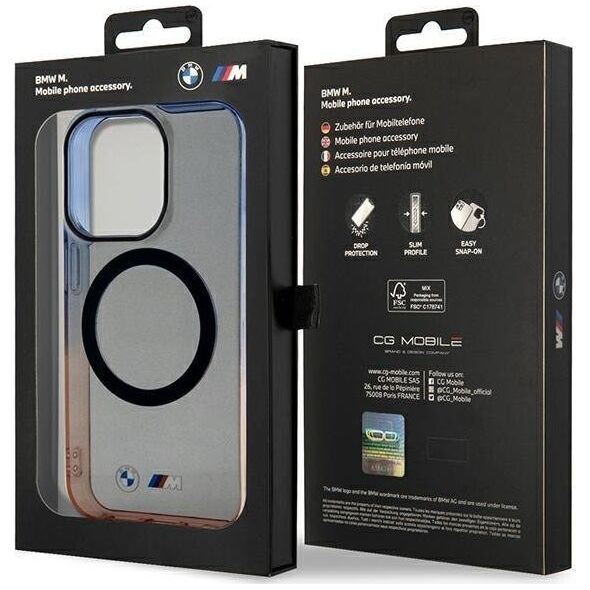 BMW BMW Gradient Bumper MagSafe - Etui iPhone 14 Pro (Szary)