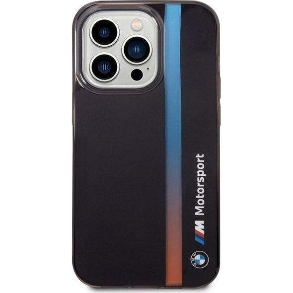 BMW Etui BMW BMHCP14L22HVGV Apple iPhone 14 Pro czarny/black IML Tricolor Stripe