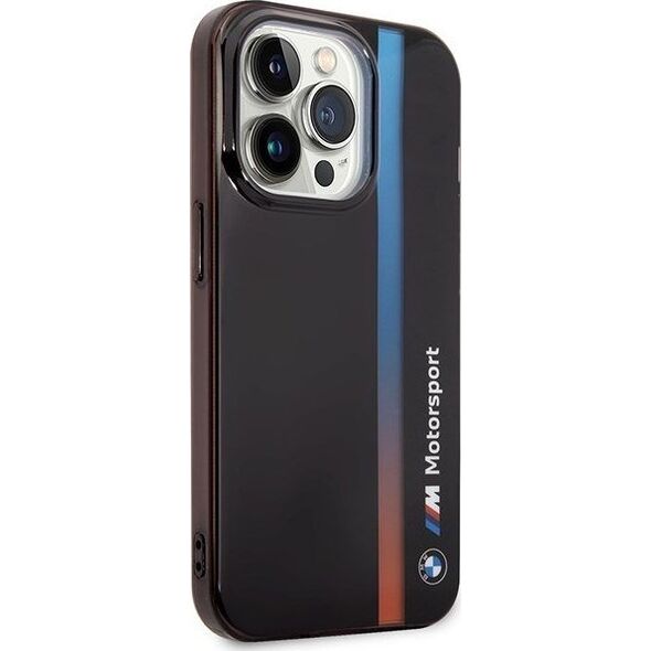 BMW Etui BMW BMHCP14L22HVGV Apple iPhone 14 Pro czarny/black IML Tricolor Stripe