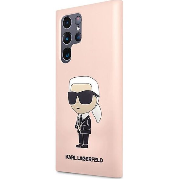 Karl Lagerfeld Karl Lagerfeld Silicone NFT Ikonik - Etui Samsung Galaxy S23 Ultra (różowy)