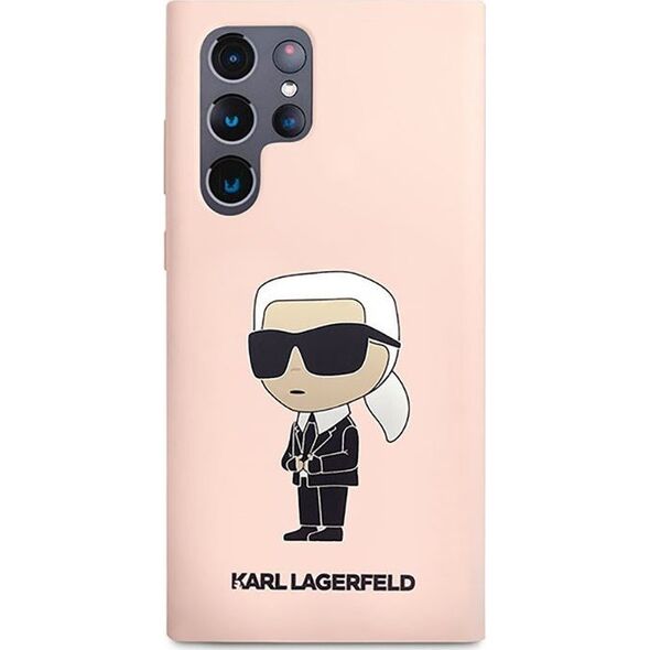 Karl Lagerfeld Karl Lagerfeld Silicone NFT Ikonik - Etui Samsung Galaxy S23 Ultra (różowy)