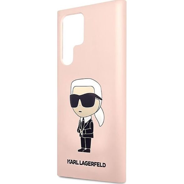 Karl Lagerfeld Karl Lagerfeld Silicone NFT Ikonik - Etui Samsung Galaxy S23 Ultra (różowy)