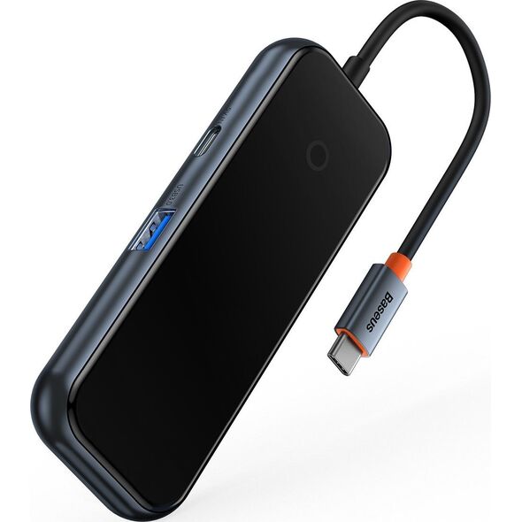 HUB USB Baseus Adapter 4w1 Baseus Hub USB-C na 4xUSB 3.0 (ciemny szary)